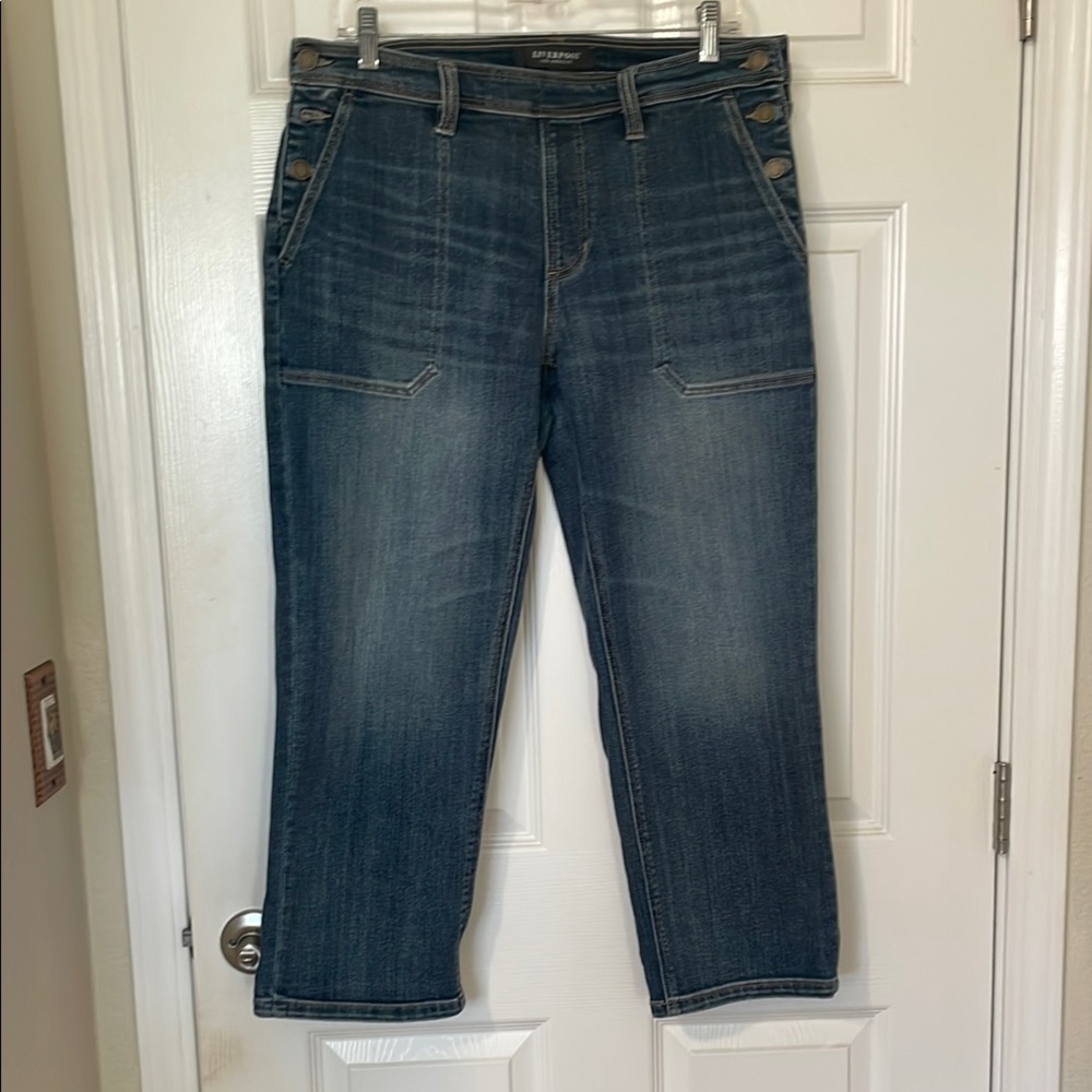 Liverpool London Side button Jeans size 8 or 29 (roomy)
